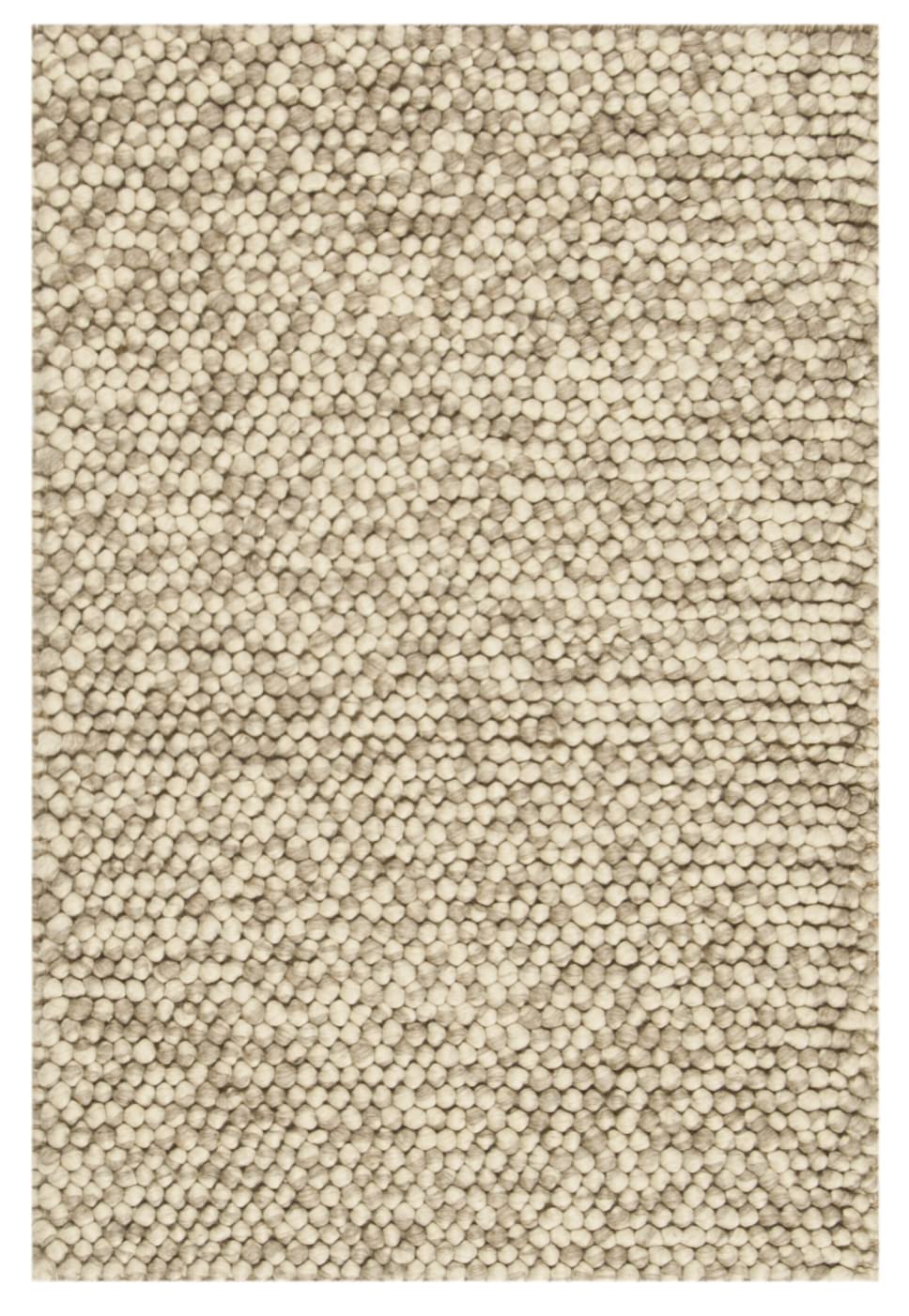 SAFAVIEH Area Rug 8x10 - Natura Collection - Large - Ivory, Handmade Wool Blend, Textured Design, Ideal for Living Room, Bedroom, Dining Space (NAT620A)