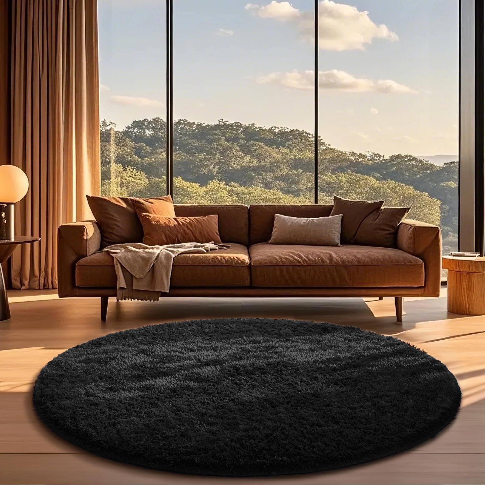 Ophanie 8x10 Area Rugs for Living Room, Upgrade Non-Slip Fluffy Soft Large Shag Bedroom Carpet, Ivory Big Indoor Thick Nursery Rug, Carpets for Boy and Girls Room Dorm Home Decor Aesthetic