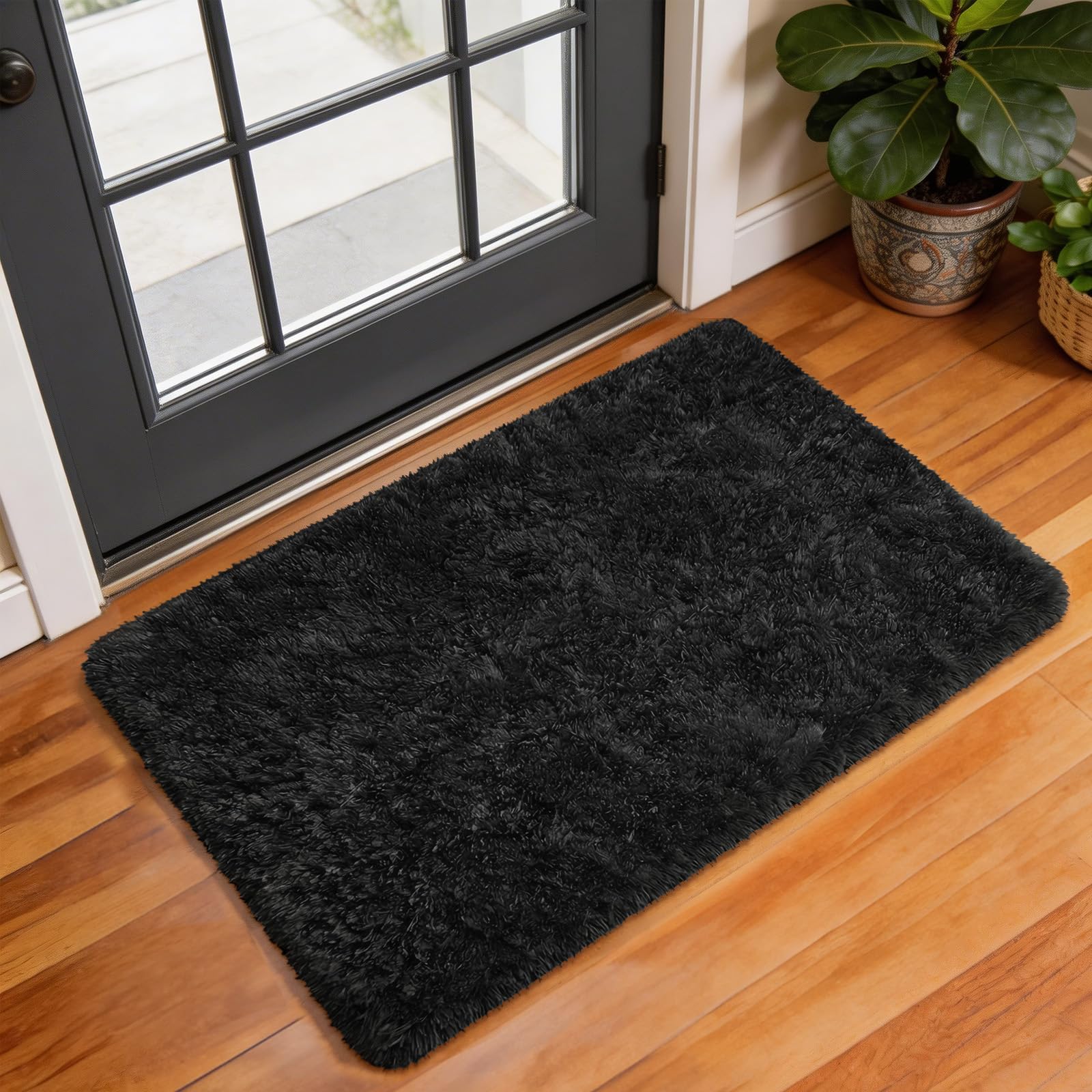 Ophanie 8x10 Area Rugs for Living Room, Upgrade Non-Slip Fluffy Soft Large Shag Bedroom Carpet, Ivory Big Indoor Thick Nursery Rug, Carpets for Boy and Girls Room Dorm Home Decor Aesthetic