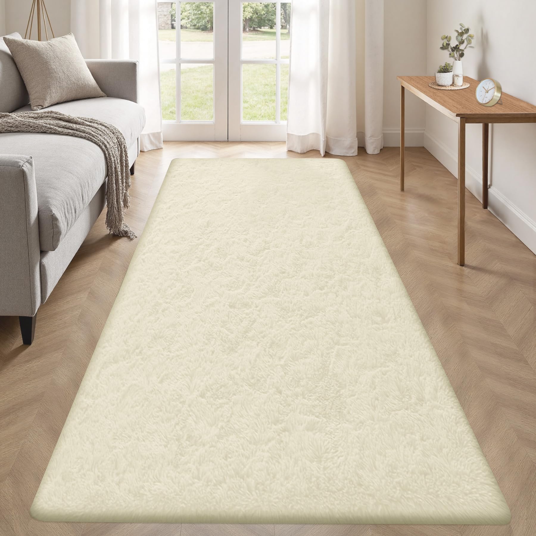 8x10 Area Rugs for Living Room: Fluffy Shag Soft Washable Rug Large Fuzzy Plush Indoor Carpet for Bedroom Nursery Playroom Kids Girls Boys Room (Camel, 8'x10')