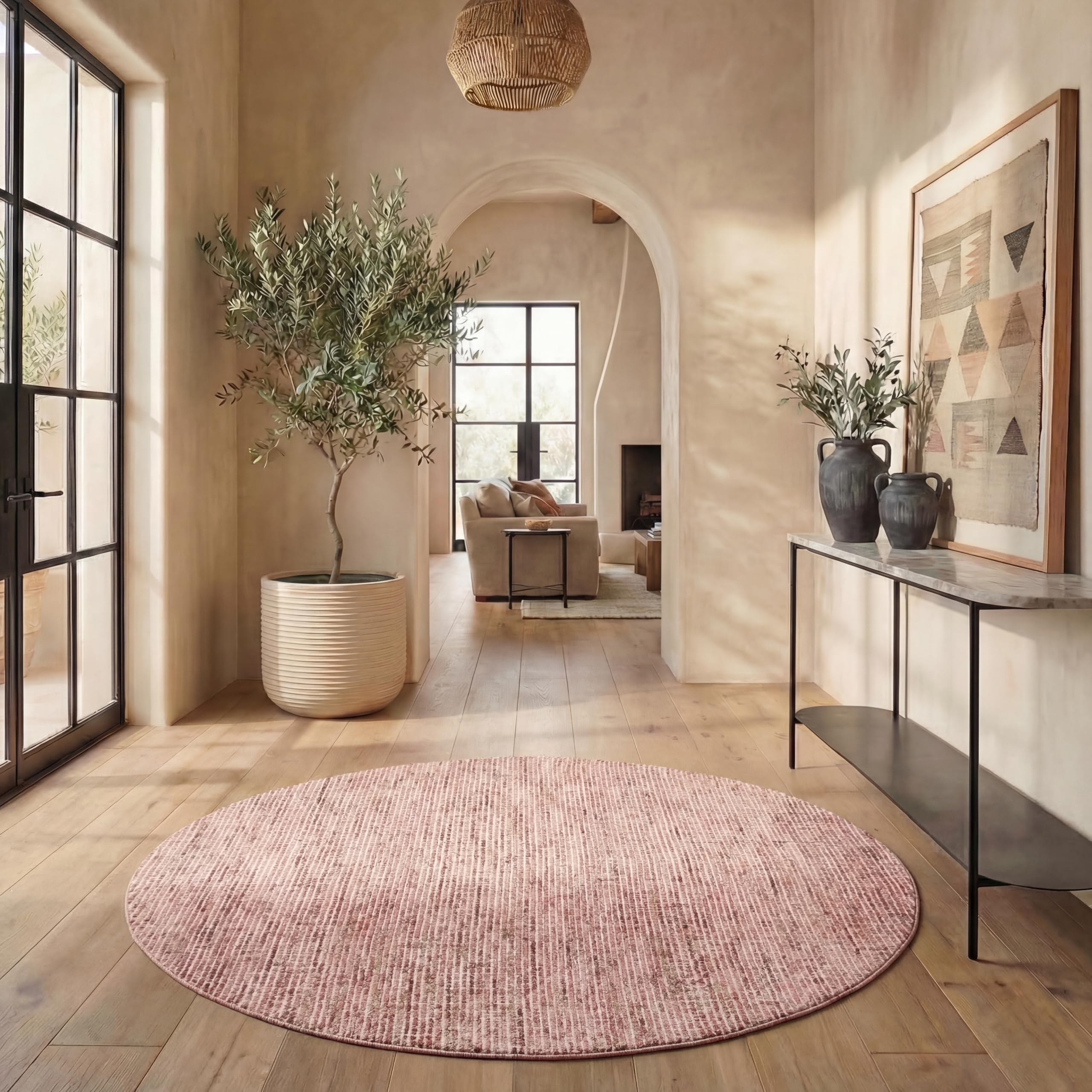 SAFAVIEH Area Rug 8x10 - Abstract Collection - Large - Ivory & Grey, Handmade Wool, Ideal for Living Room, Bedroom, Office, Dining Space (ABT468G)