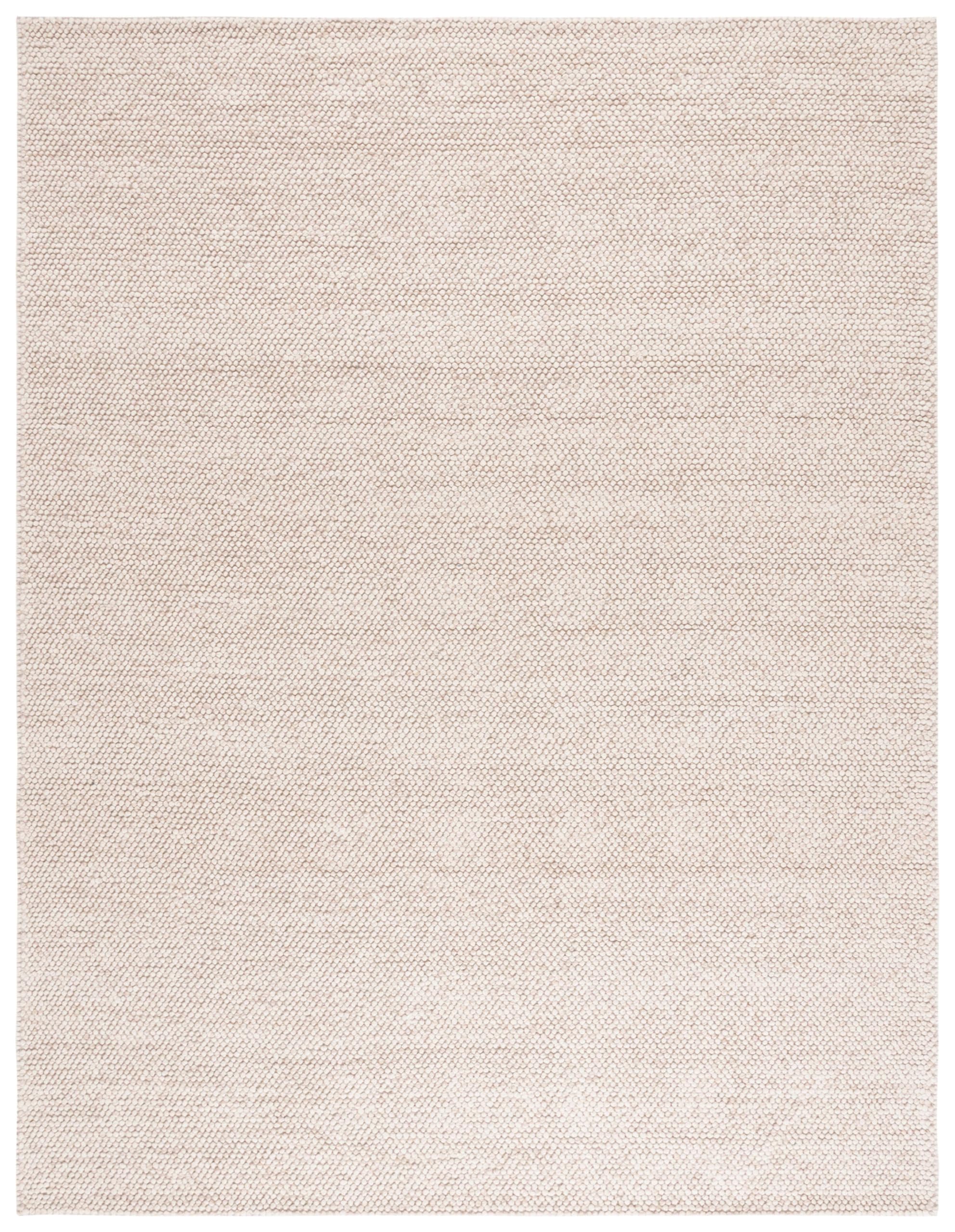 SAFAVIEH Area Rug 5x8 - Natura Collection - Beige & Ivory, Handmade Wool Blend, Textured Design, Ideal for Living Room, Bedroom, Dining Space (NAT425B)