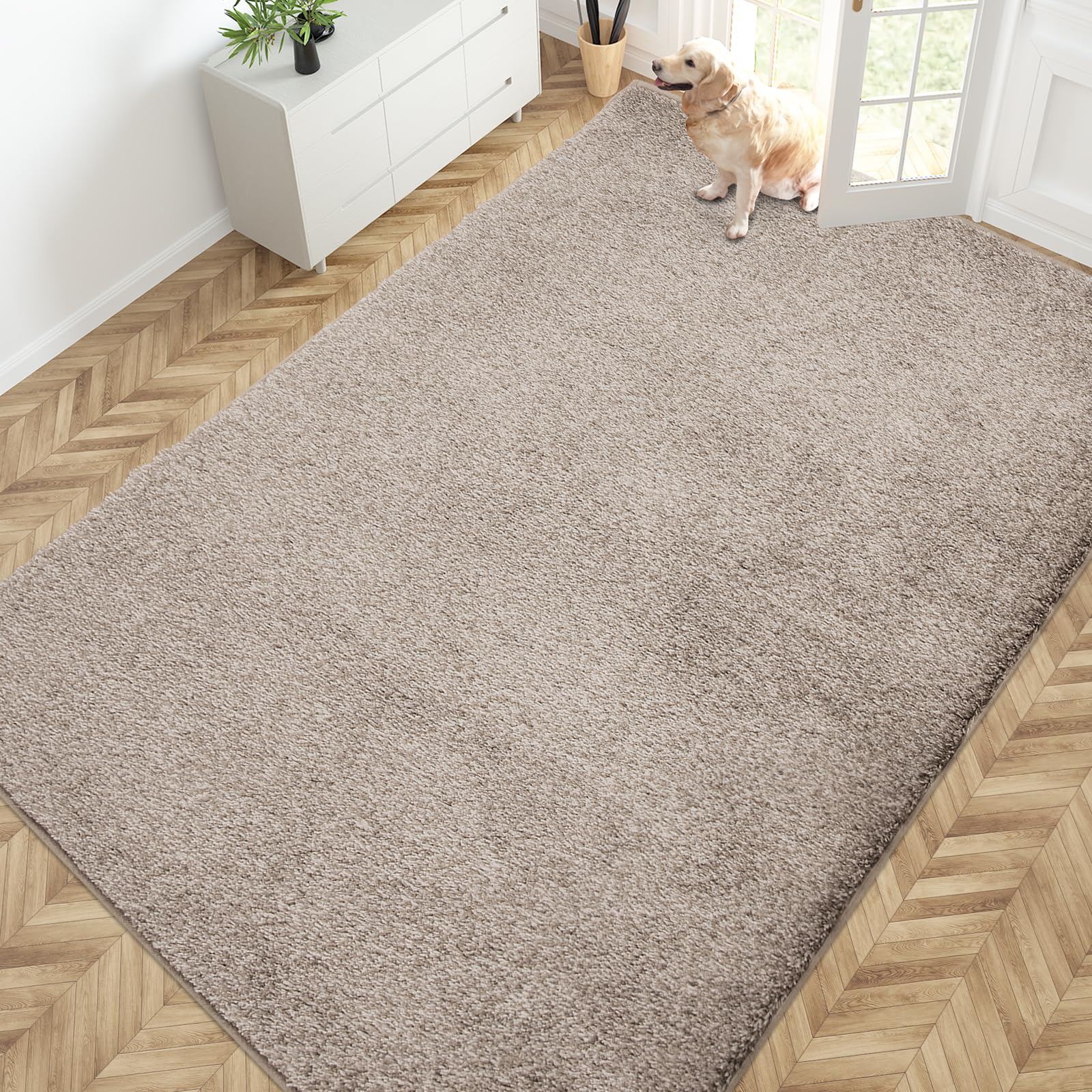 PURRUGS Dirt Trapping Door Mat 24" x 35.5", Non-Slip Machine Washable Entryway Rug, Dog Doormat, Indoor Front Door Mat, Super Absorbent Entry Rug for Muddy Shoes & Paws, Charcoal