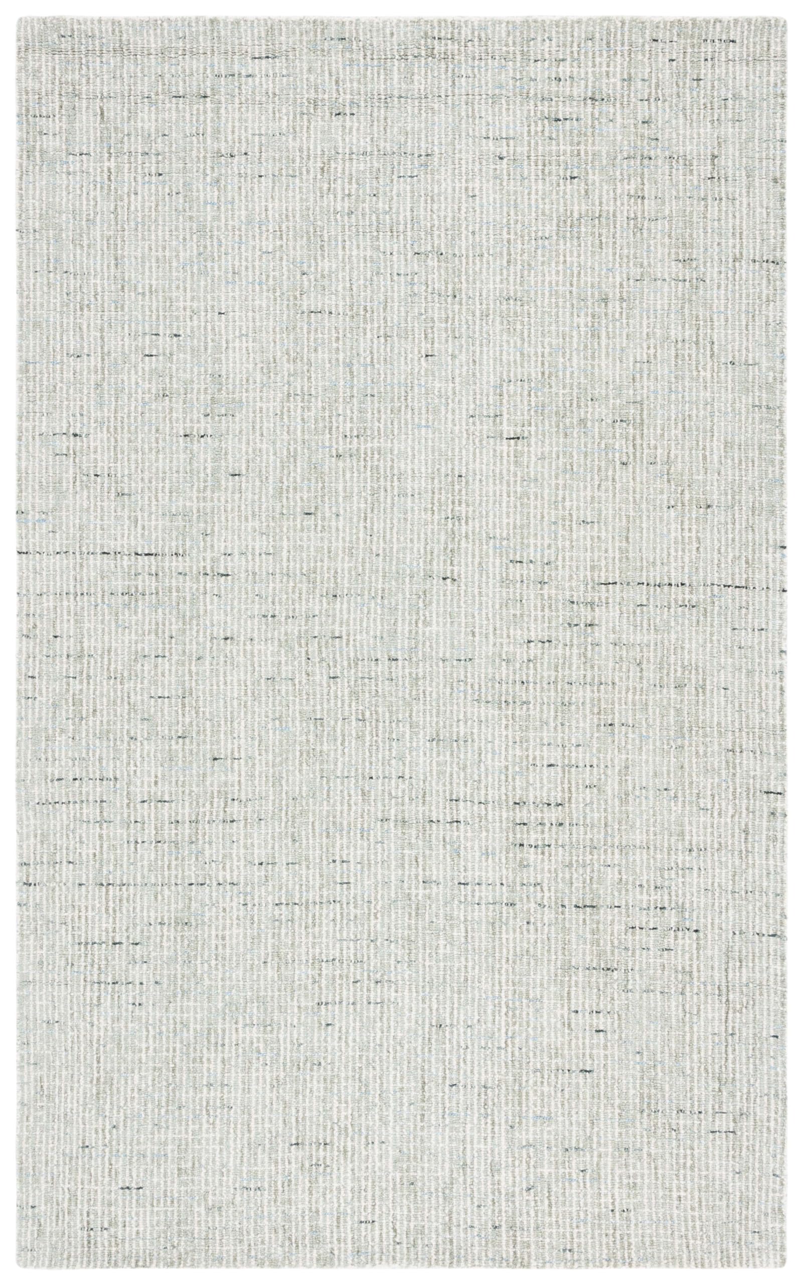 SAFAVIEH Area Rug 8x10 - Abstract Collection - Large - Ivory & Grey, Handmade Wool, Ideal for Living Room, Bedroom, Office, Dining Space (ABT468G)