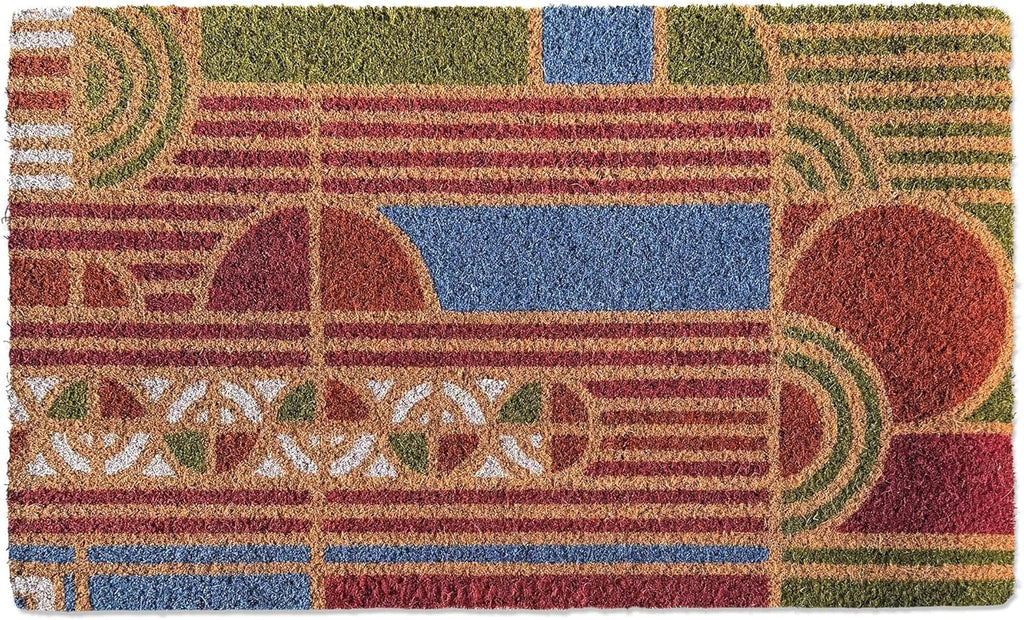 Entryways Frank Lloyd Wright Foundation Doormat - Waterlilies, 18" x 30"