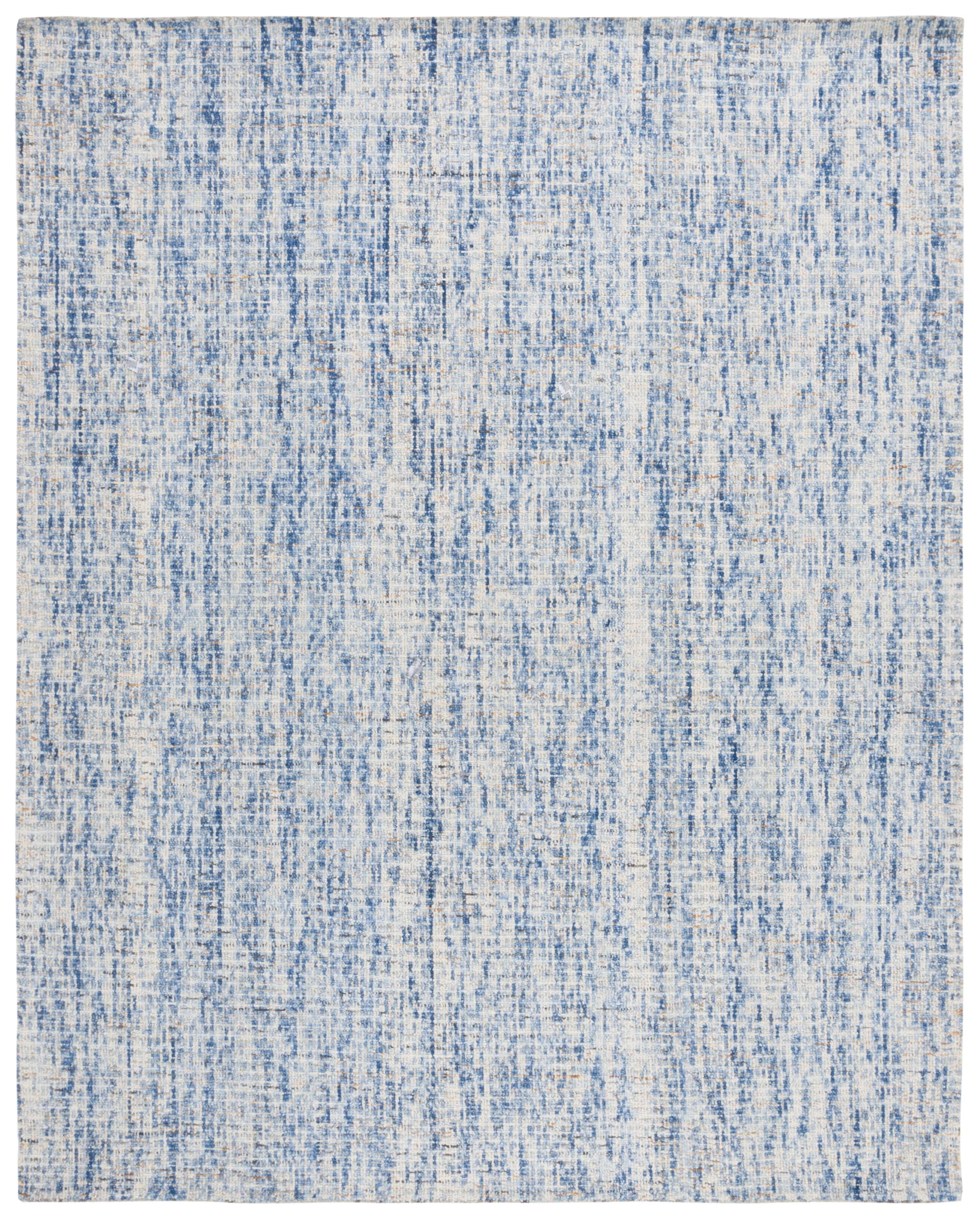 SAFAVIEH Area Rug 8x10 - Abstract Collection - Large - Ivory & Grey, Handmade Wool, Ideal for Living Room, Bedroom, Office, Dining Space (ABT468G)