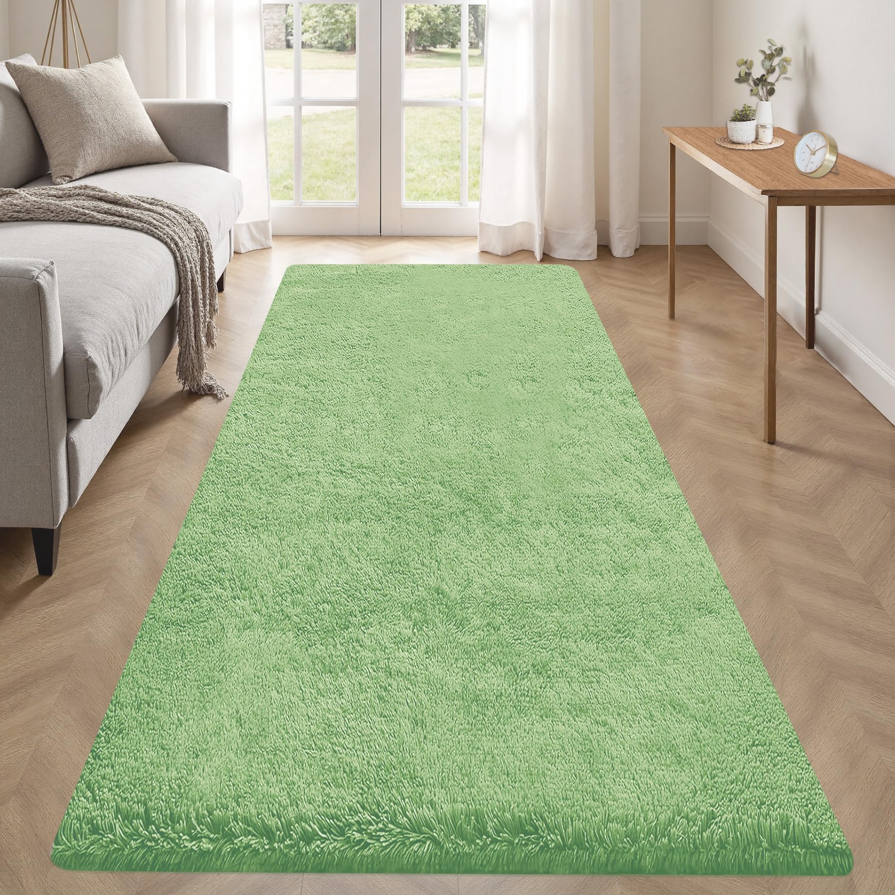 8x10 Area Rugs for Living Room: Fluffy Shag Soft Washable Rug Large Fuzzy Plush Indoor Carpet for Bedroom Nursery Playroom Kids Girls Boys Room (Camel, 8'x10')