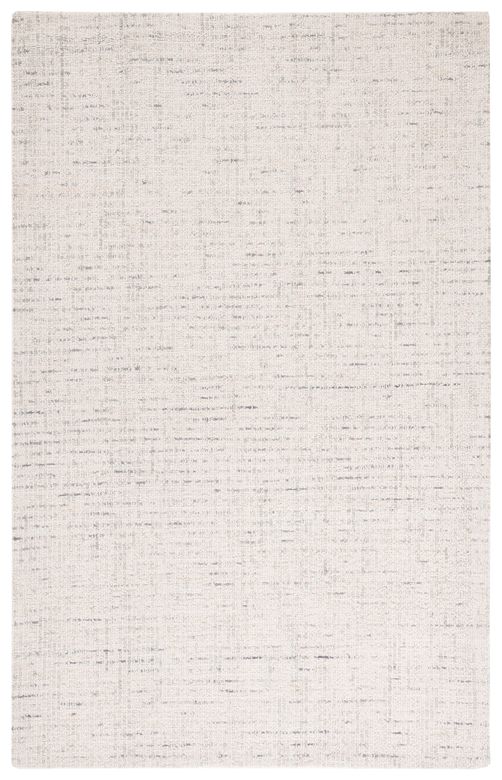 SAFAVIEH Area Rug 8x10 - Abstract Collection - Large - Ivory & Grey, Handmade Wool, Ideal for Living Room, Bedroom, Office, Dining Space (ABT468G)