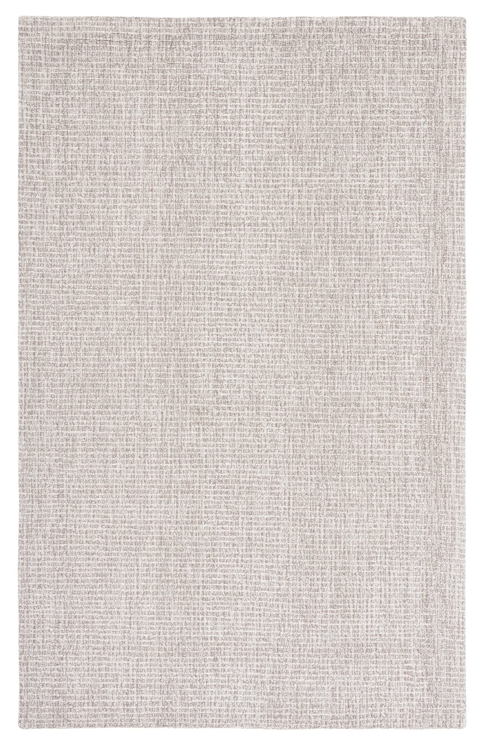 SAFAVIEH Area Rug 8x10 - Abstract Collection - Large - Ivory & Grey, Handmade Wool, Ideal for Living Room, Bedroom, Office, Dining Space (ABT468G)