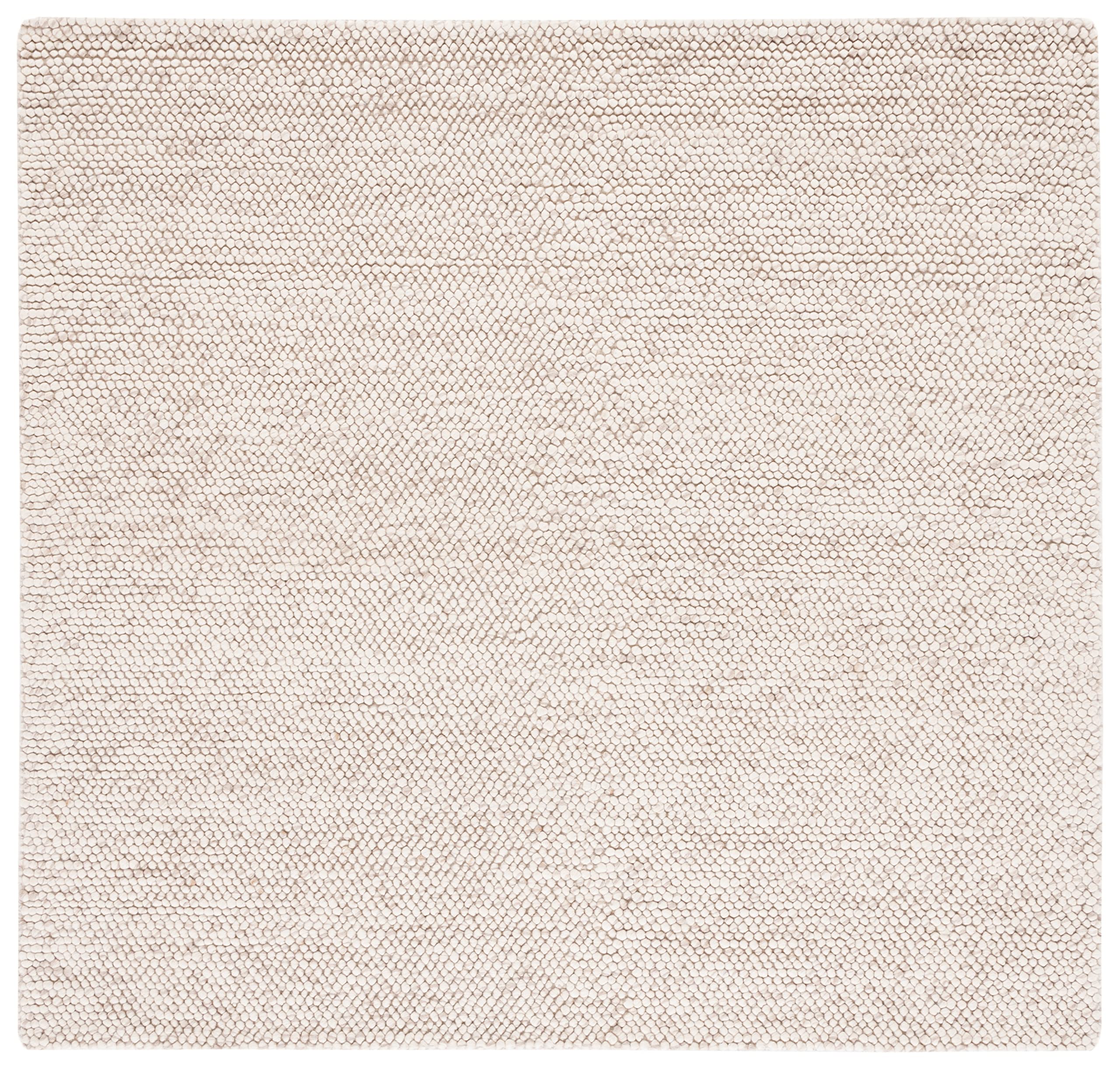 SAFAVIEH Area Rug 5x8 - Natura Collection - Beige & Ivory, Handmade Wool Blend, Textured Design, Ideal for Living Room, Bedroom, Dining Space (NAT425B)