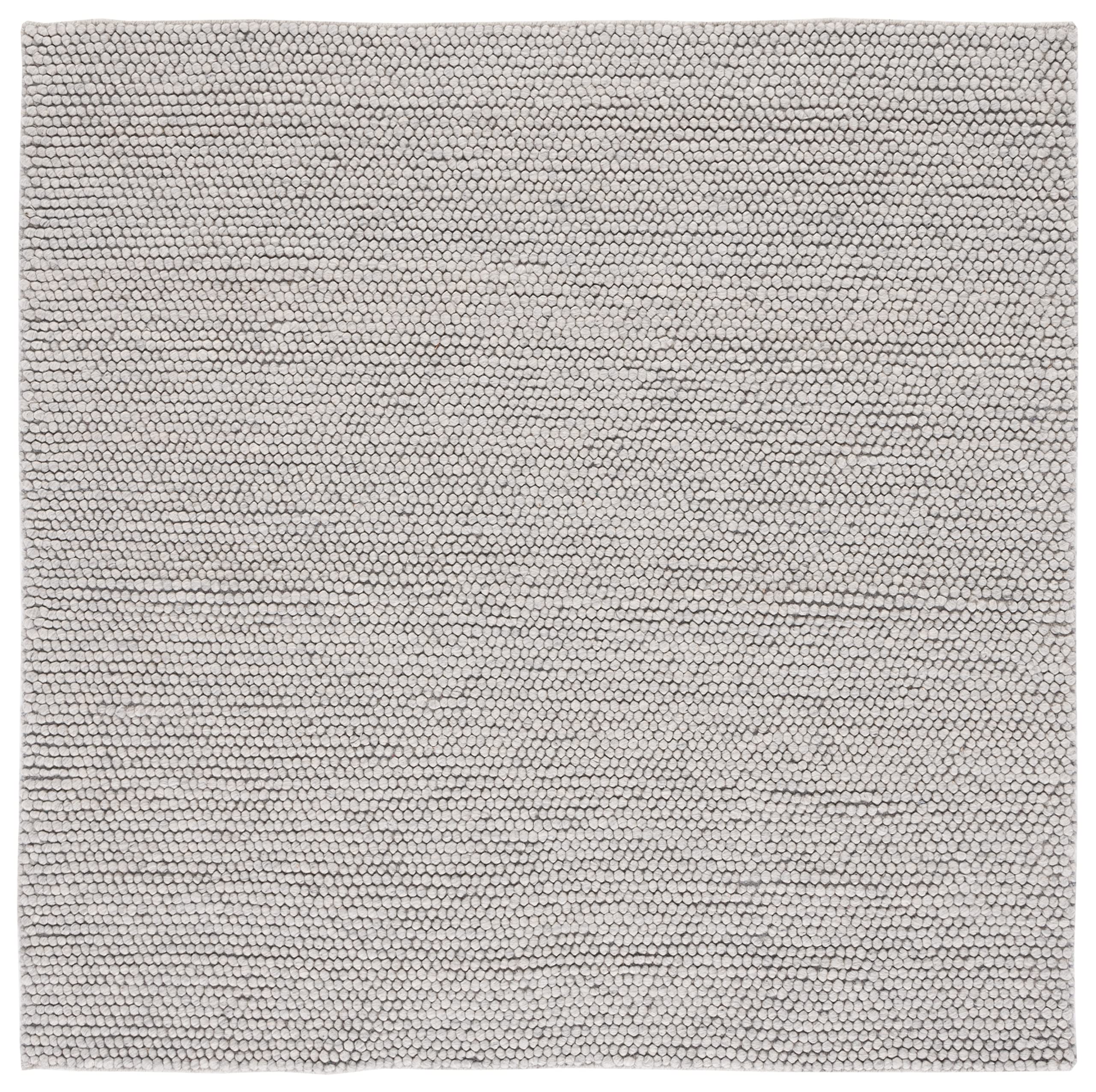 SAFAVIEH Area Rug 8x10 - Natura Collection - Large - Ivory, Handmade Wool Blend, Textured Design, Ideal for Living Room, Bedroom, Dining Space (NAT620A)