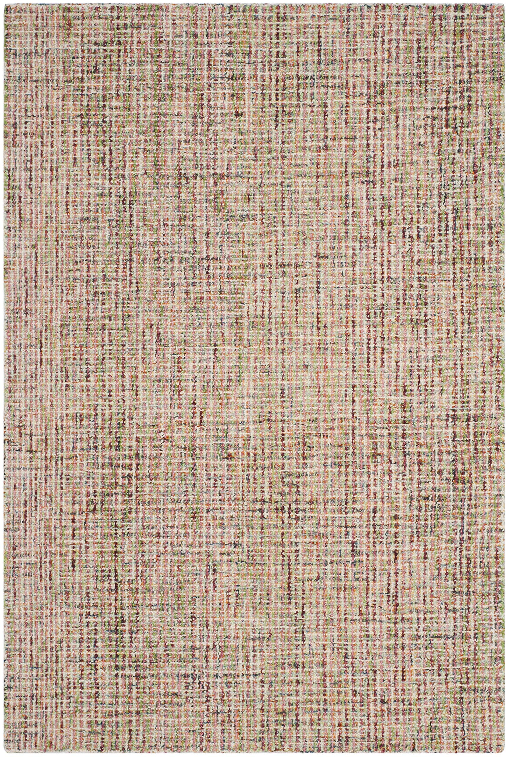 SAFAVIEH Area Rug 8x10 - Abstract Collection - Large - Ivory & Grey, Handmade Wool, Ideal for Living Room, Bedroom, Office, Dining Space (ABT468G)