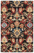 SAFAVIEH Area Rug 8x10 - Blossom Collection - Large - Green & Multi, Handmade Wool, Ideal for Living Room, Bedroom, Office, Dining Space (BLM402B)