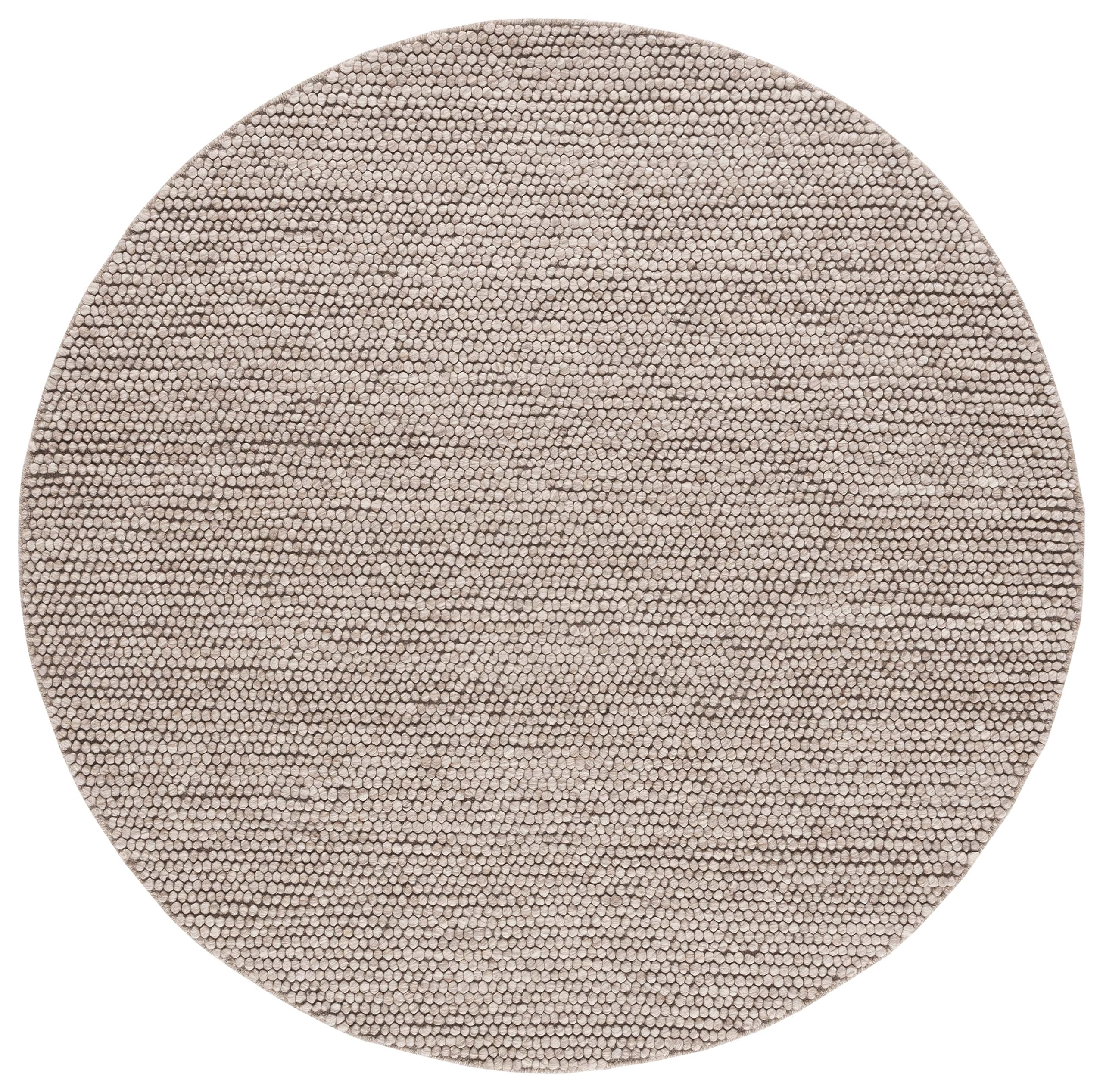 SAFAVIEH Area Rug 8x10 - Natura Collection - Large - Ivory, Handmade Wool Blend, Textured Design, Ideal for Living Room, Bedroom, Dining Space (NAT620A)